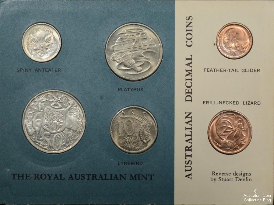 Australian 1966 Blue Card Mint Set - The Australian Coin Collecting Blog